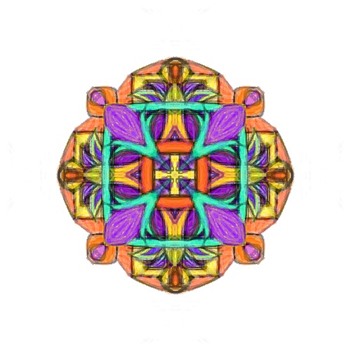 The evolution of a mandala